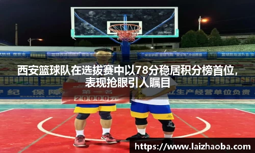 西安篮球队在选拔赛中以78分稳居积分榜首位，表现抢眼引人瞩目